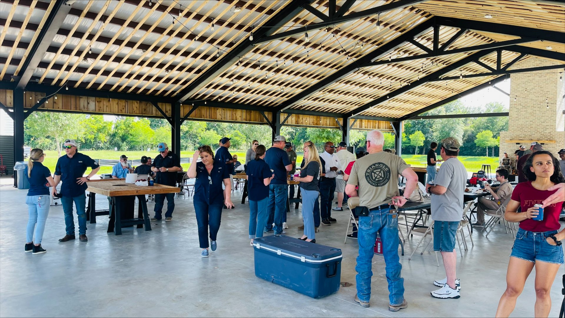 Houston Team Enjoys Annual Crawfish Boil