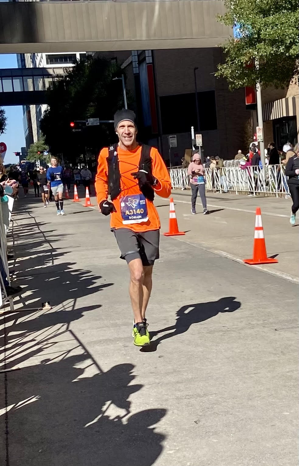 RUNNING ON ADRENALINE: MONUMENT EMPLOYEE TACKLES HOUSTON MARATHON