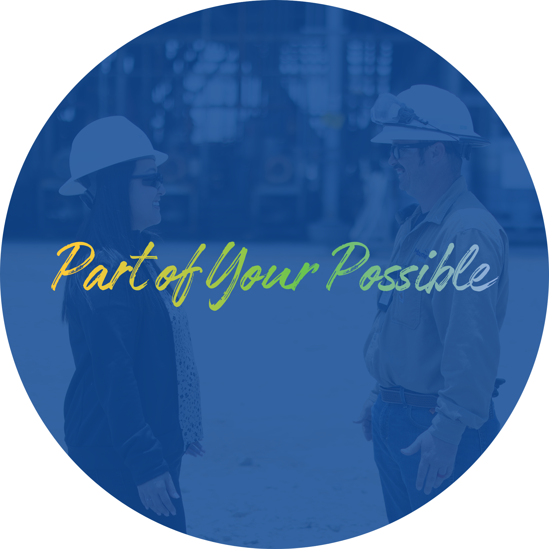 Part of Your Possible circle graphic
