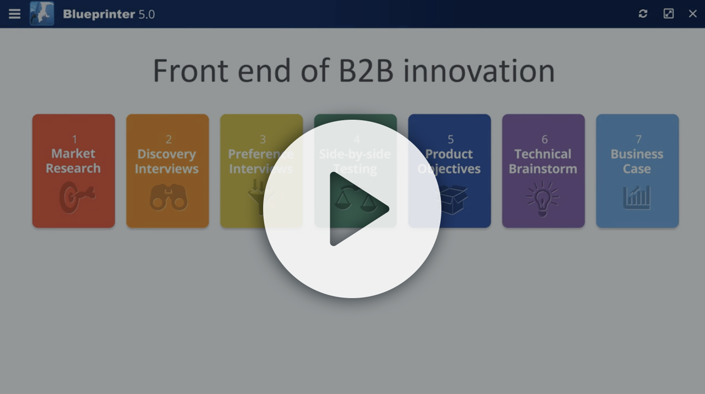 Front end of B2B innovation